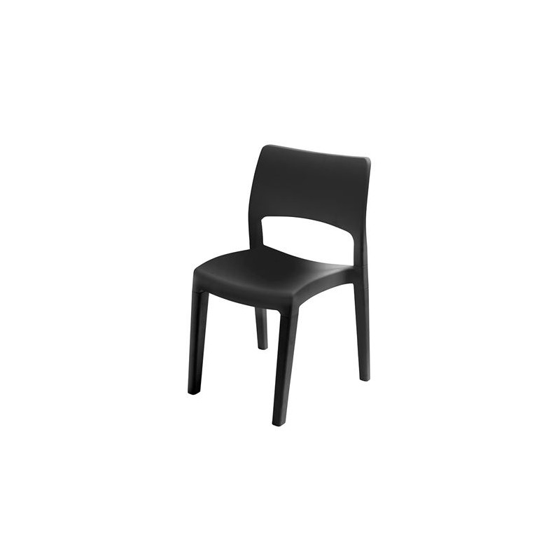 SILLA APILABLE KLIK KLAK NEGRA PROGARDEN
