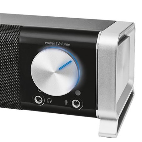 BARRA DE SONIDO 12W CON CONEXION AURICULAR Y MICROFONO ASTO TRUST