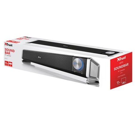 BARRA DE SONIDO 12W CON CONEXION AURICULAR Y MICROFONO ASTO TRUST