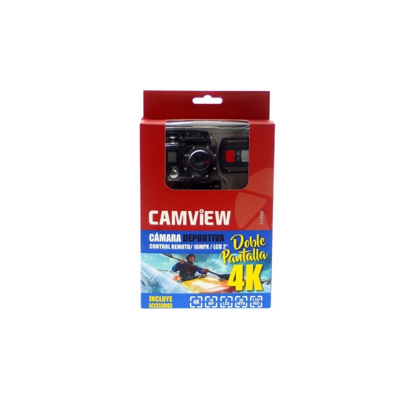 CAMARA DEPORTIVA DOBLE PANTALLA 4K |...
