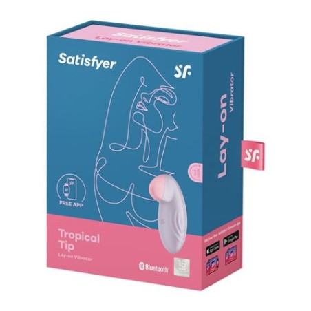 ESTIMULADOR DE CLITORIS TROPICAL TIP LILA SATISFYER