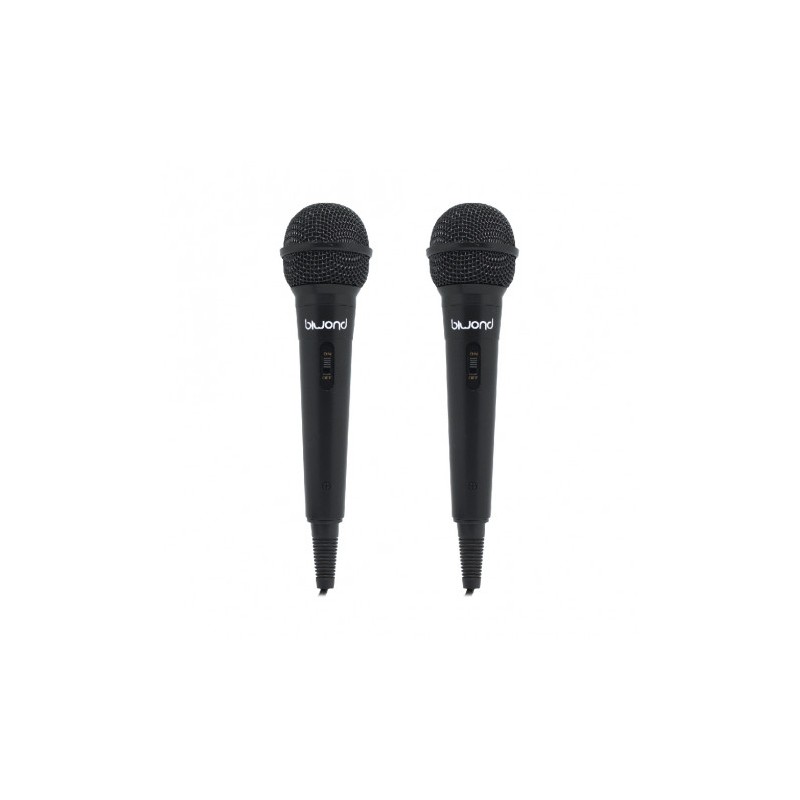 PACK 2 MICRÓFONOS CON CABLE MIC...