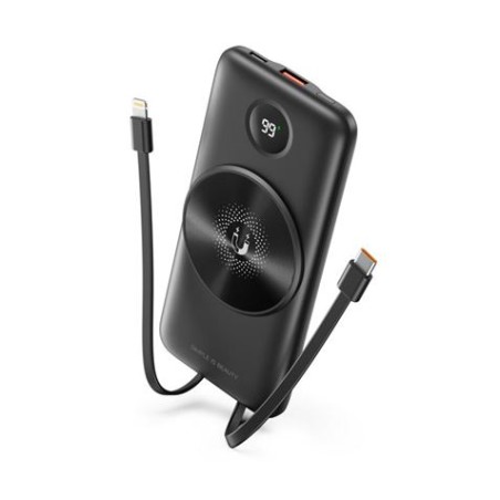 POWERBANK PR186 LCD 10000MAH | TIPO C + LIGHTNING + CARGA INALÁMBRICA | XO