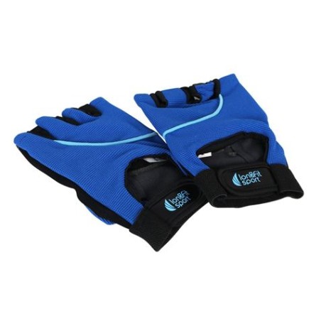GUANTES DE ENTRENAMIENTO AZULES LONGFIT SPORT