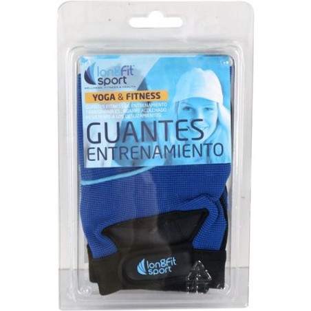 GUANTES DE ENTRENAMIENTO AZULES LONGFIT SPORT