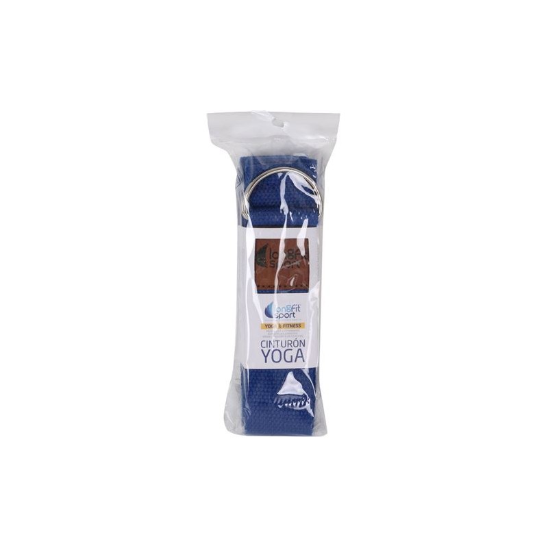 CINTURON PARA YOGA AZUL LONGFIT