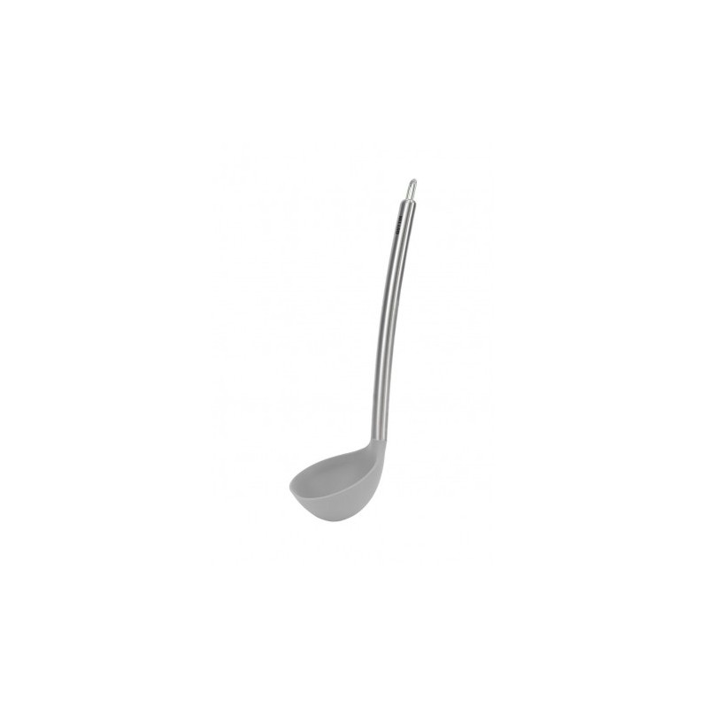 CUCHARON DE SILICONA CON MANGO ACERO INOX QUTTIN