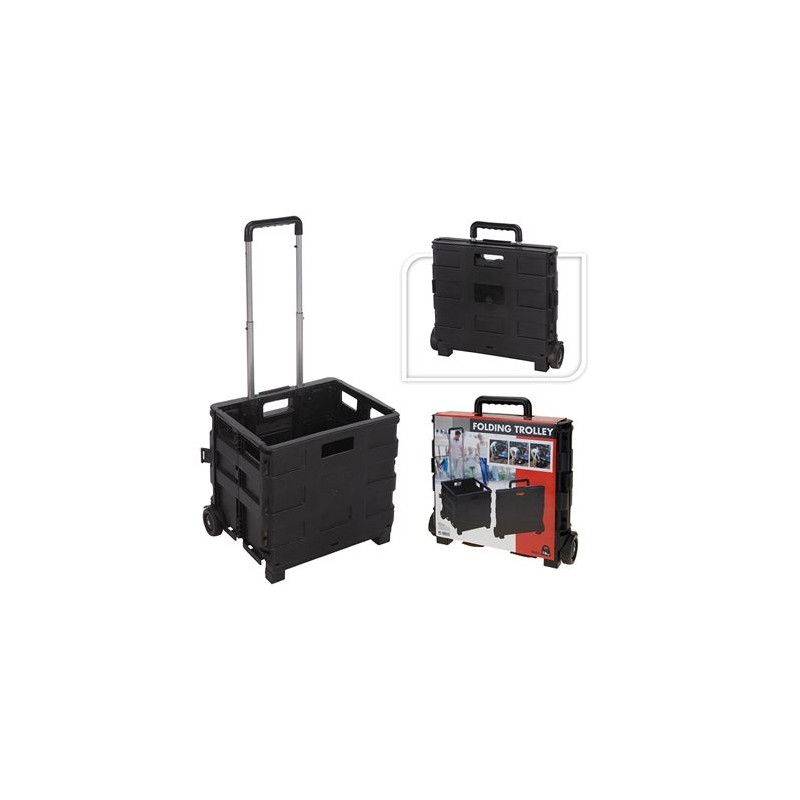 TROLLEY PLEGABLE DE ALUMINIO 38X36X30