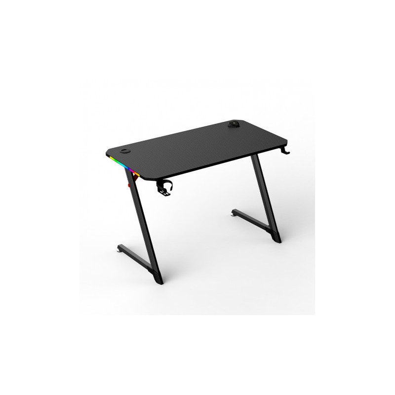 MESA GAMING PRO1700 FIBRA CARBONO LUZ...