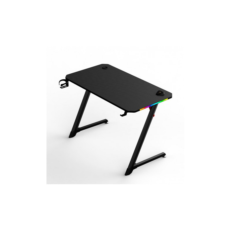 MESA GAMING PRO1700 FIBRA CARBONO LUZ...
