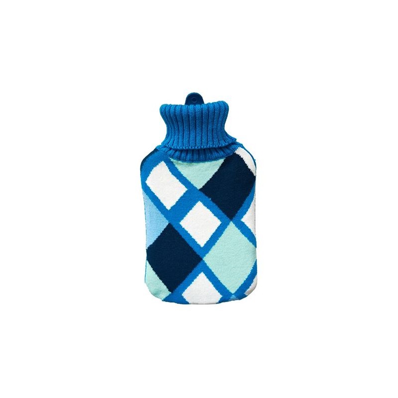 BOLSA DE AGUA CUADROS COLORES MARINOS 2L