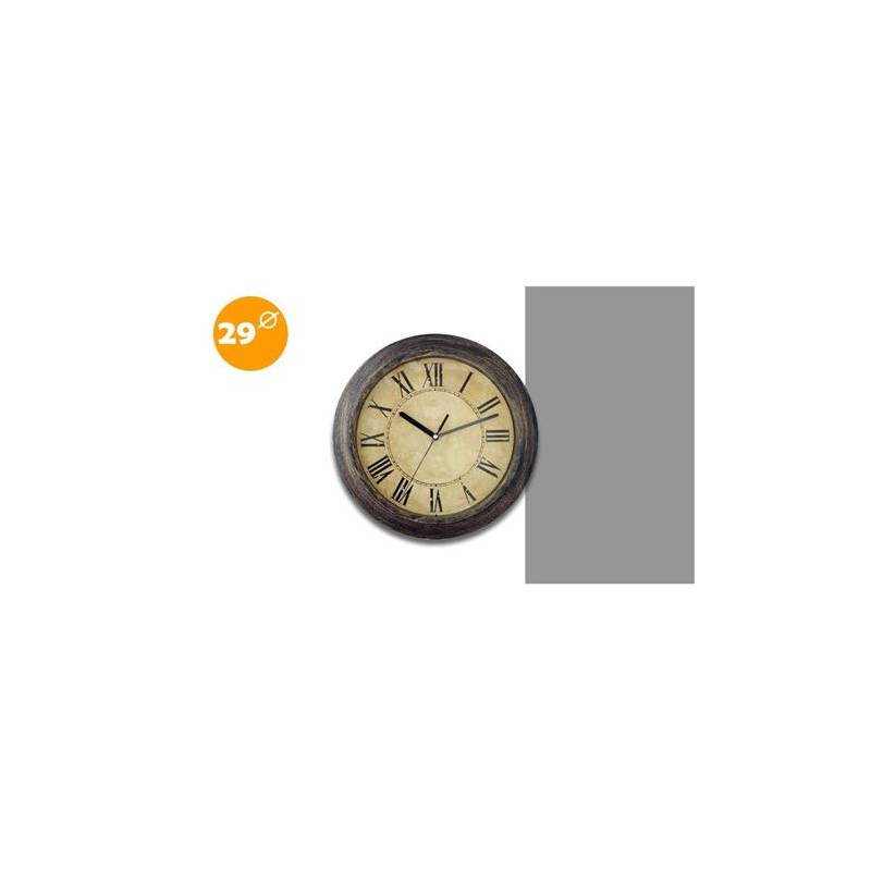 RELOJ MARCO ANCHO ROMANOS 29CM DIÁMETRO