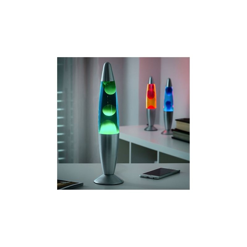 LAMPARA DE LAVA DECORATIVA 25W VERDE...
