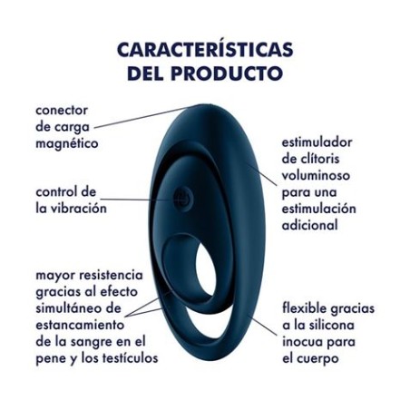 ANILLO VIBRADOR PARA PENE GLORIOUS DUO