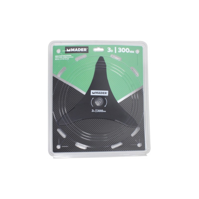DISCO PARA DESBROZADORA 3D 300MM MADER