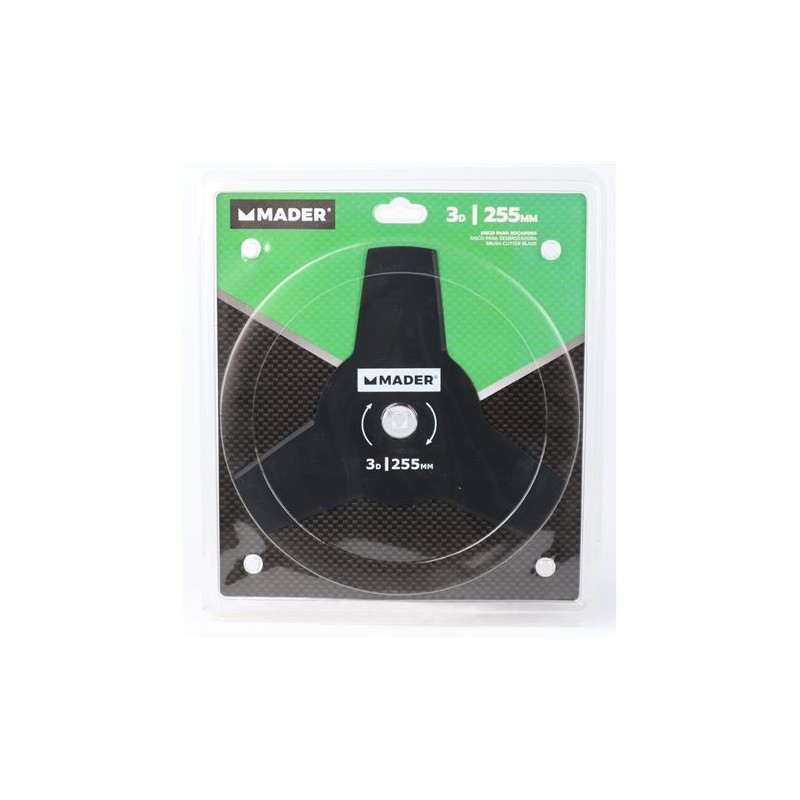 DISCO PARA DESBROZADORA 3D 255MM MADER