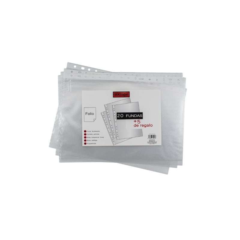 PACK 25 FUNDAS PLASTICAS MULTITALADRO...