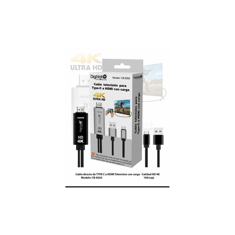 CABLE MHL CB-8274 TIPO C HDMI 4K...