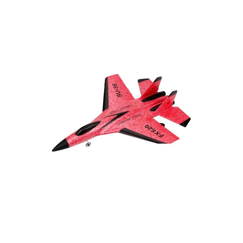 AVION PLANEADOR CONTROL REMOTO ROJO