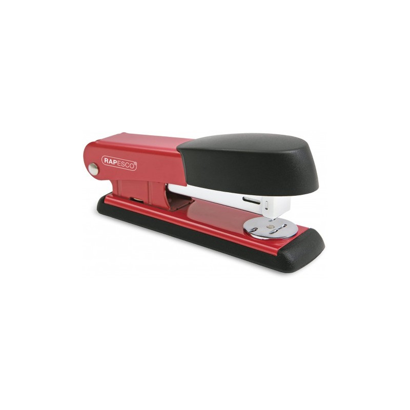 GRAPADORA SOBREMESA METALICA 25 HOJAS ROJA RAPESCO