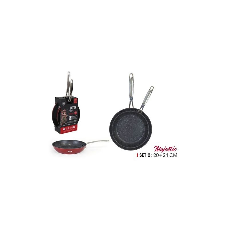 SET 2 SARTENES 20/24CM ALUM FORJADO...