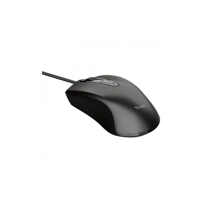RATON OPTICO BASICS 3 BOTONES NEGRO...