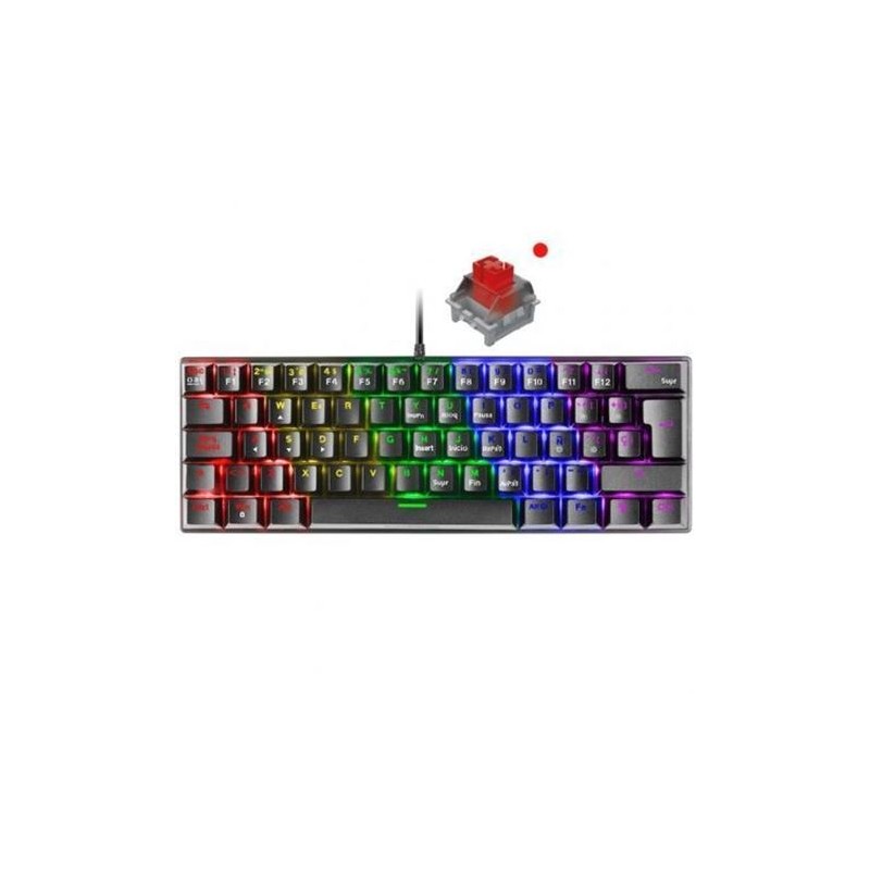 TECLADO GAMING MECANICO RGB MK60RES...
