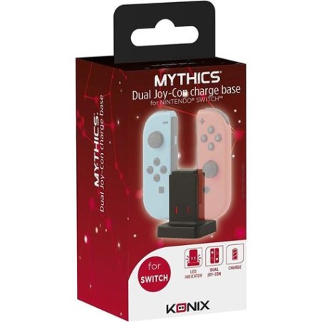 BASE DE CARGA MANDOS JOY-CON NINTENDO SWITCH KONYX