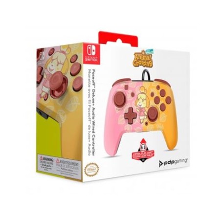 MANDO GAMEPAD FACEOFF DELUXE ISABEL ANIMAL CROSSING NINTENDO SWITCH PDP