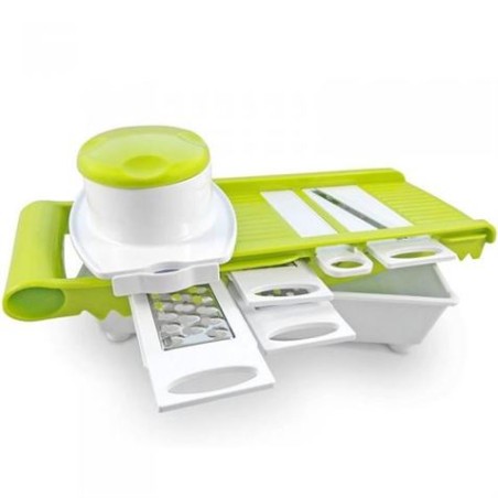MANDOLINA PLEGABLE AJUSTABLE CON 5 CUCHILLAS INTERCAMBIABLES