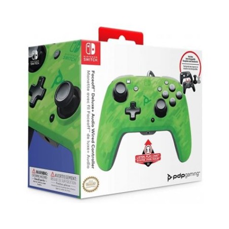 MANDO GAMEPAD FACEOFF DELUXE CAMO GREEN NINTENDO SWITCH PDP