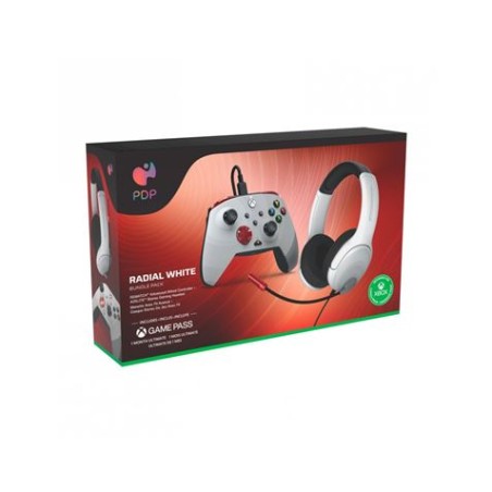 PACK AURICULAR AIRLITE + MANDO REMATCH RADIAL WHITE PC/XBOX PDP