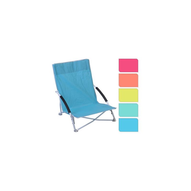 SILLA METALICA PLAYA 60X55X64CM...