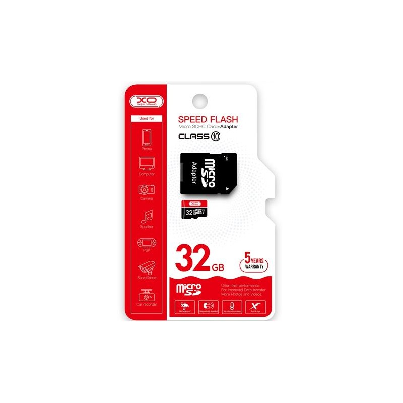 MEMORIA MICRO SD CLASE 10 32GB XO