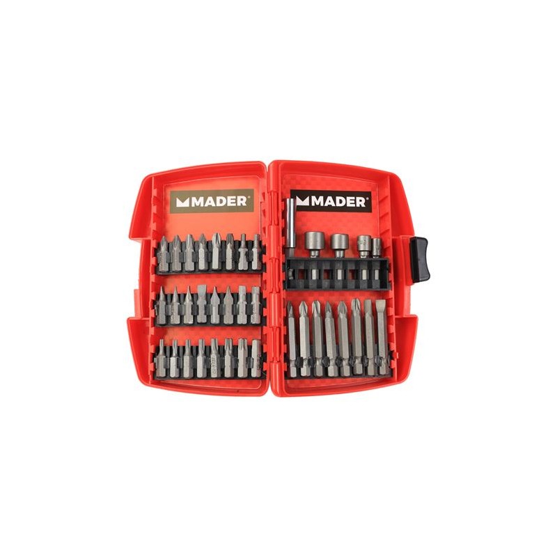JUEGO VASOS Y PUNTAS 37 PCS CRV MADER