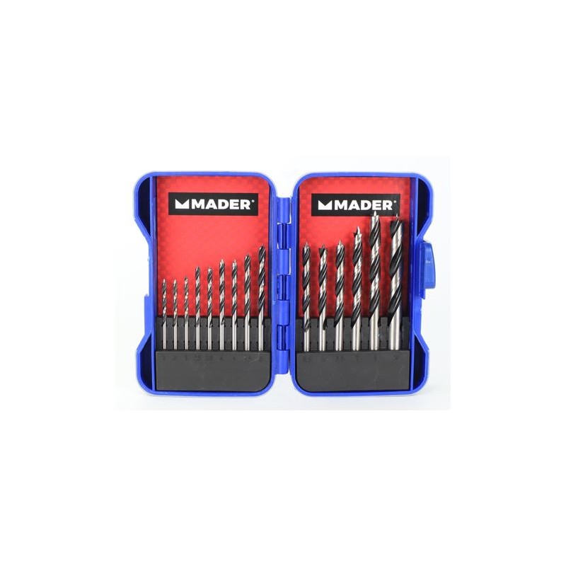JUEGO 15 PCS BROCAS PARA MADERA MADER