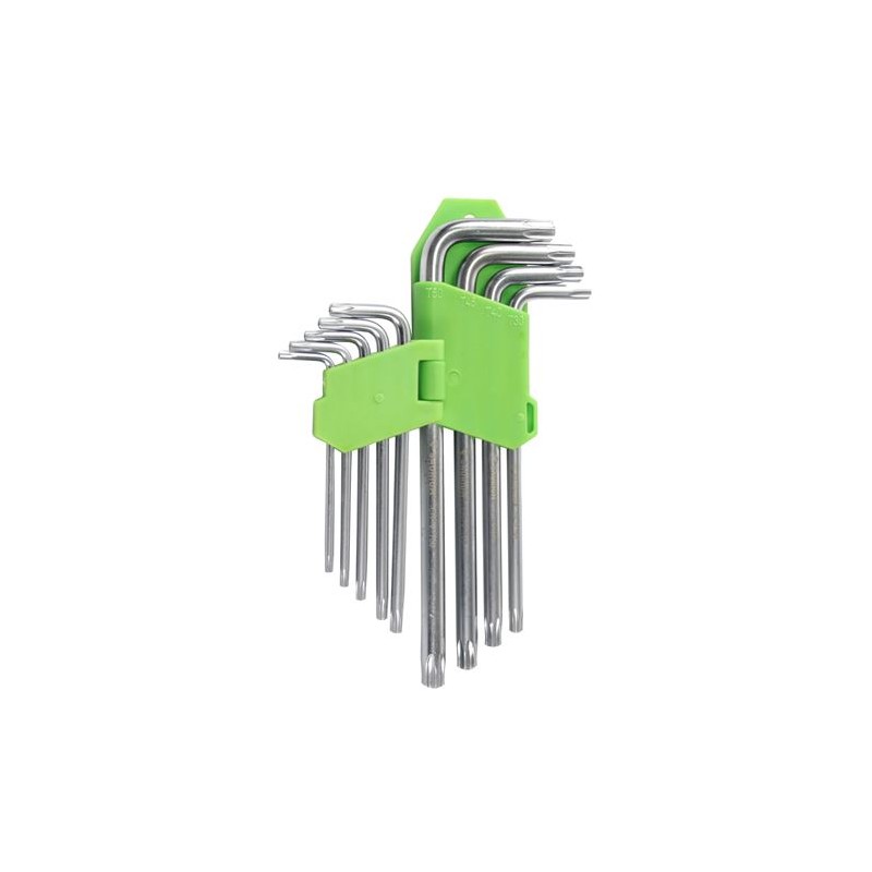 JUEGO LLAVES TORX LARGA 9 PCS SAURIUM