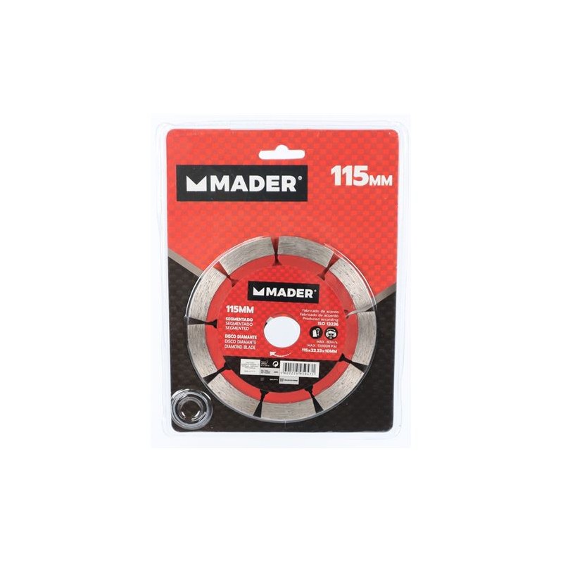 DISCO DIAMANTE SEGMENTADO 115MM MADER