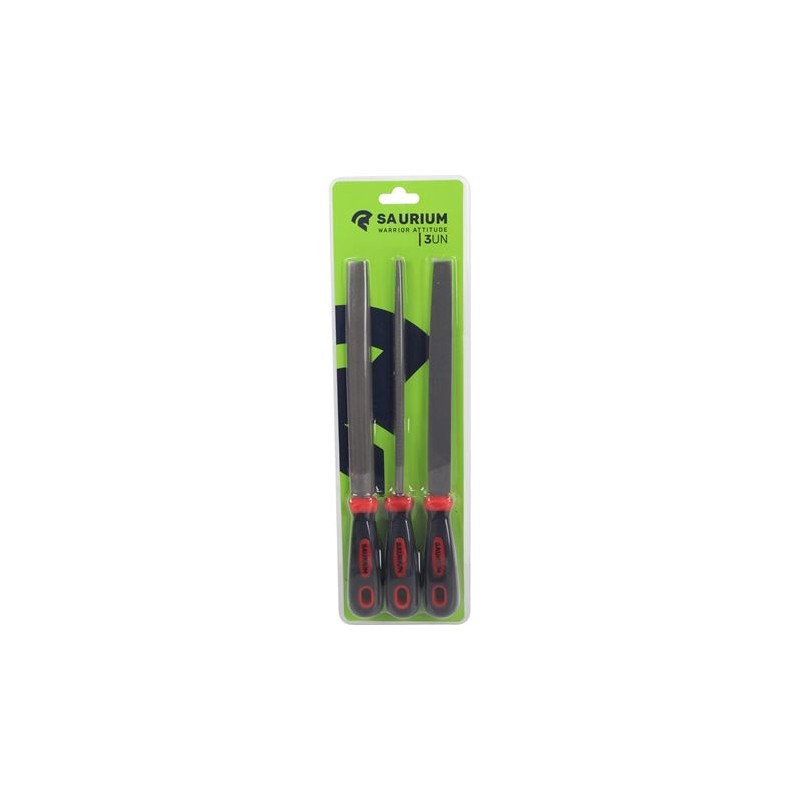 JUEGO LIMAS 3 PCS 200 MM. SAURIUM