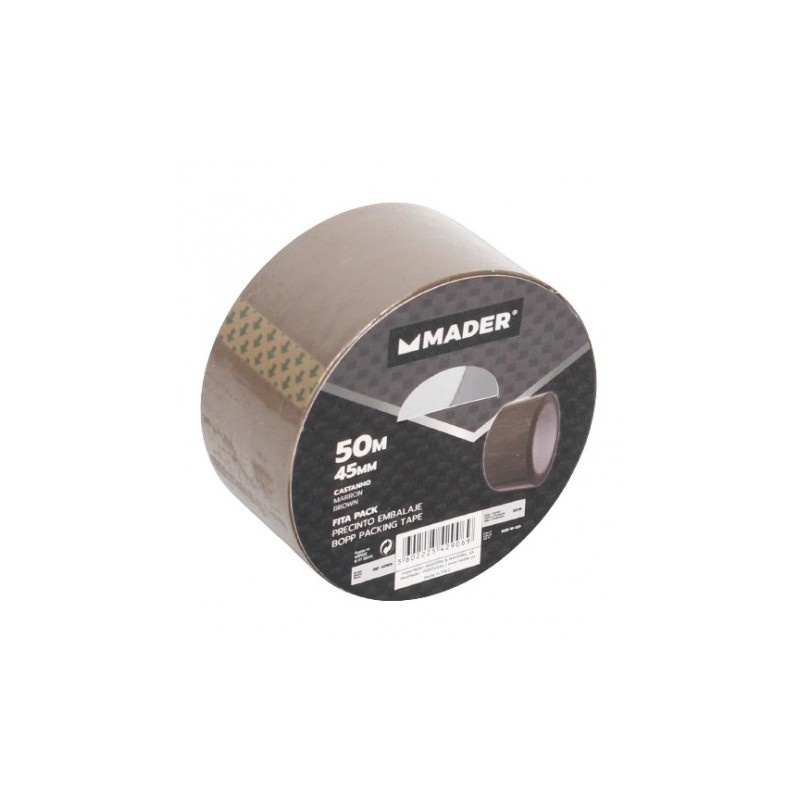 CINTA DE EMBALAJE MARRON 45MM MADER