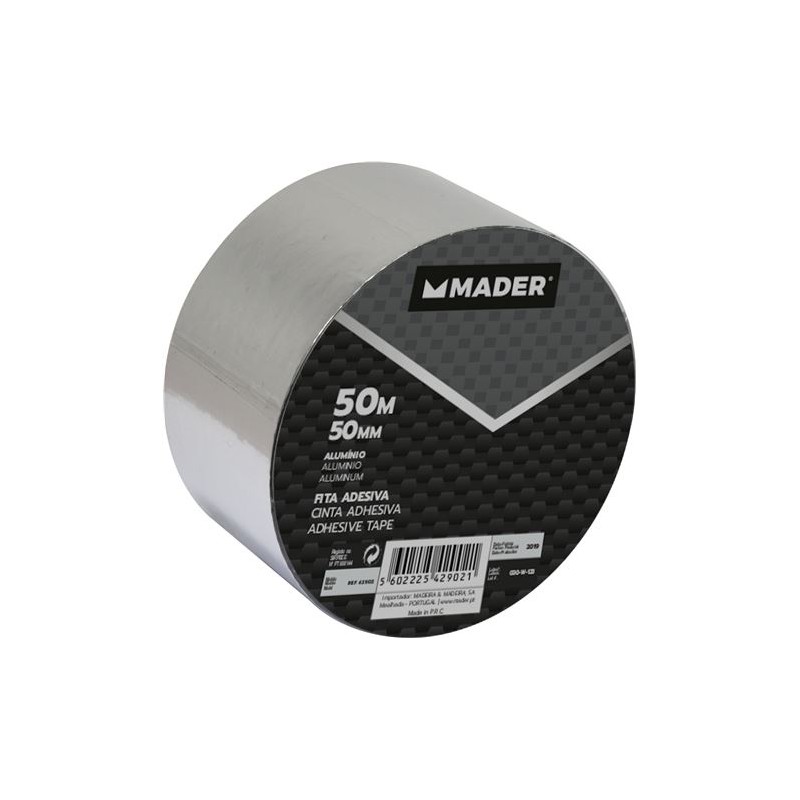 CINTA DE ALUMINIO ADHESIVA 50M X 50MM...