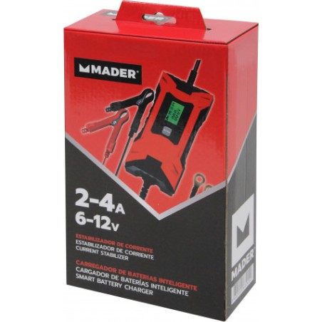 CARGADOR BATERIAS INTELIGENTE 2-4A., 6-12V MADER