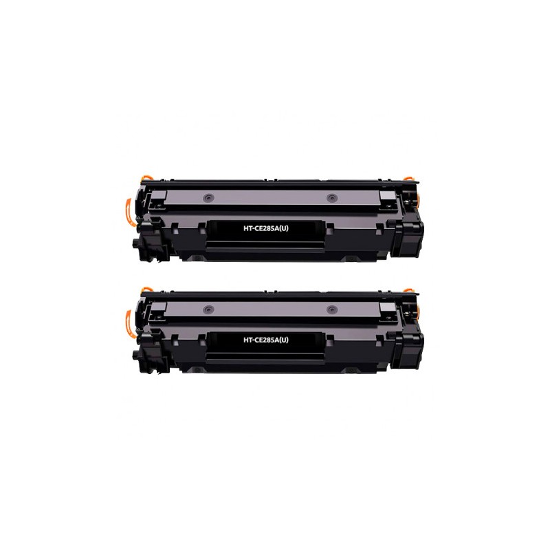 PACK 2 CARTUCHOS TONER COMPATIBLE HP...