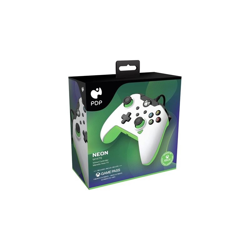 MANDO GAME PAD PC/XBOX NEON WHITE...