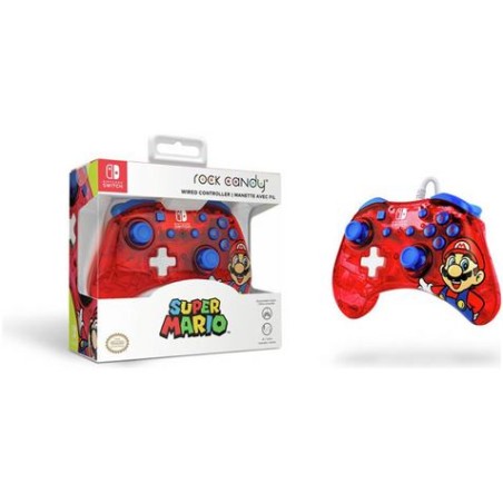 MANDO GAMEPAD ROCK CANDY NINTENDO SWITCH MARIO PDP