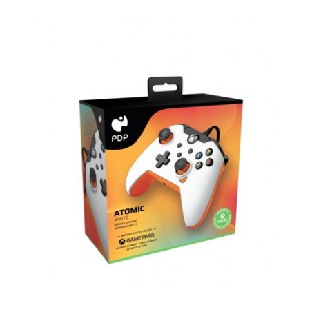 MANDO GAMEPAD PC/XBOX ATOMIC WHITE WIRED PDP