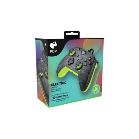 MANDO GAMEPAD PC/XBOX ELECTRIC CARBON WIRED PDP