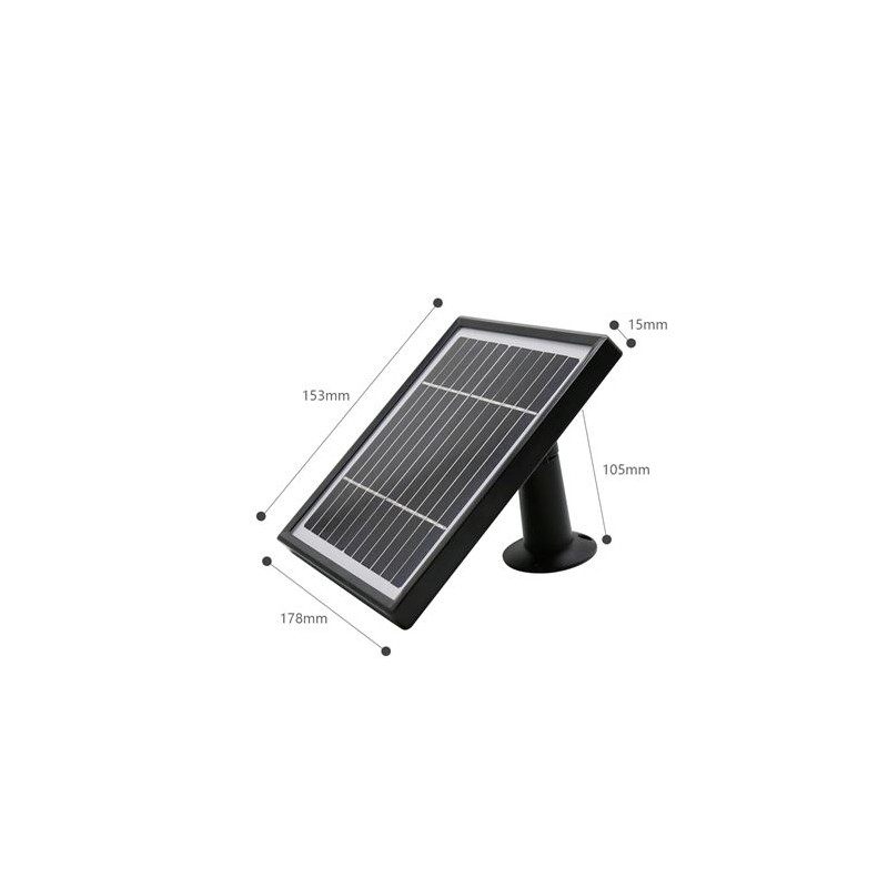 PANEL SOLAR CONEXION MICRO USB CAMVIEW