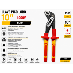 LLAVE PICO LORO 10" 1.000V...