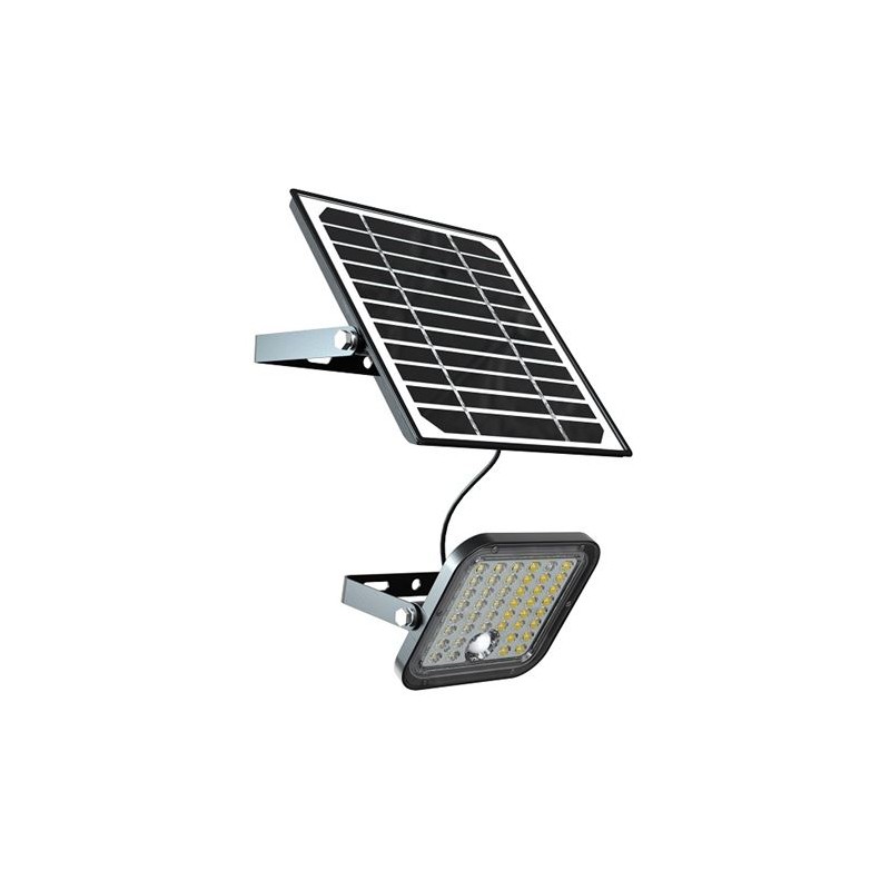 FOCO LED SOLAR 10W 1500LM CON SENSOR...